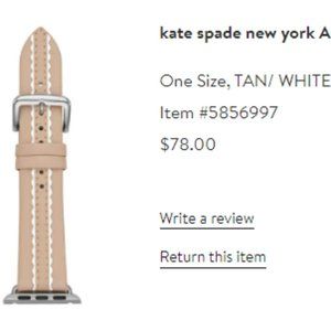 kate spade new york Apple Watch® strap, 42mm